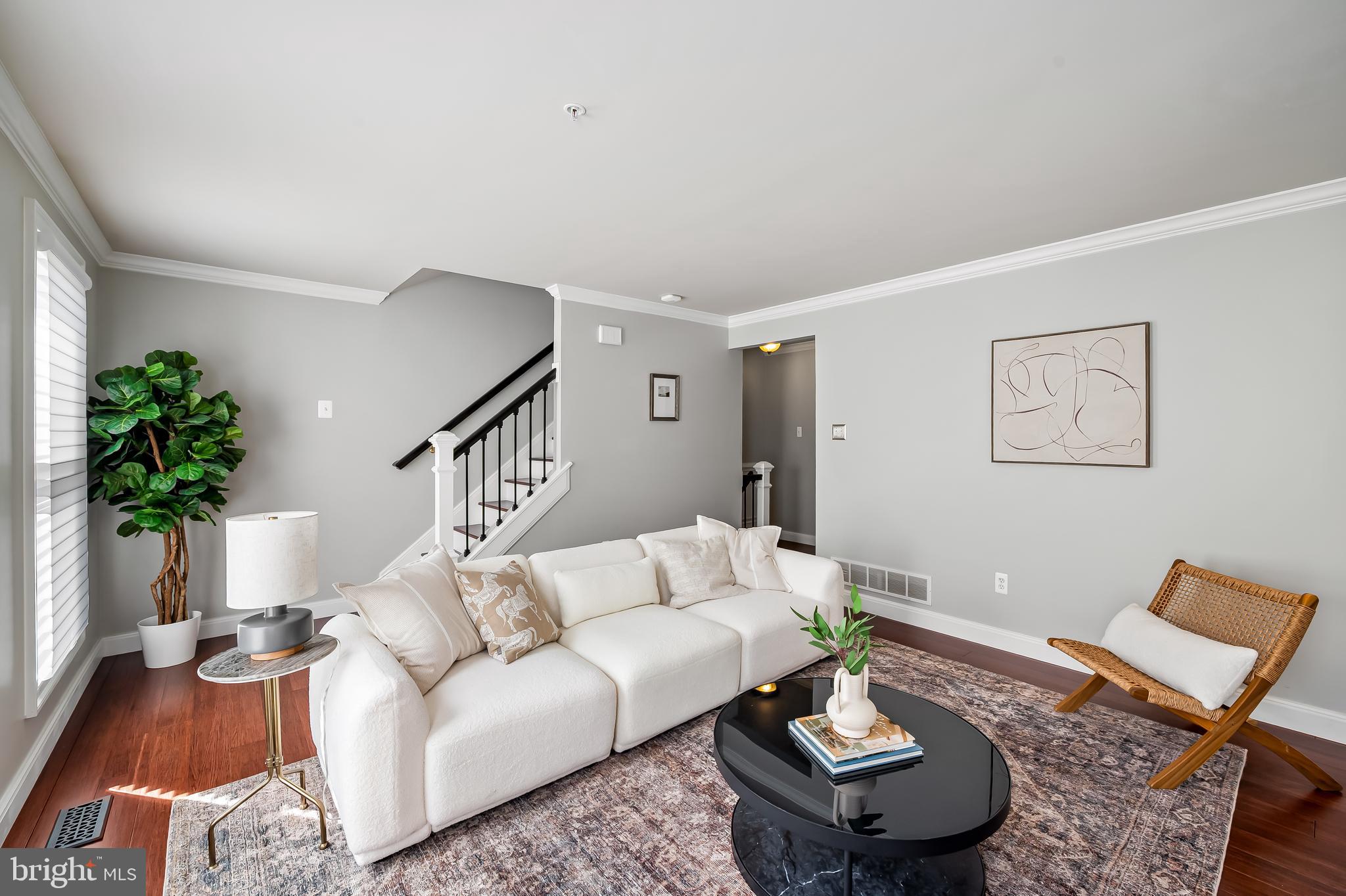 254 Robert Street Baltimore, MD 21217 - Photo 11 of 31 a living room with furniture and a potted plant