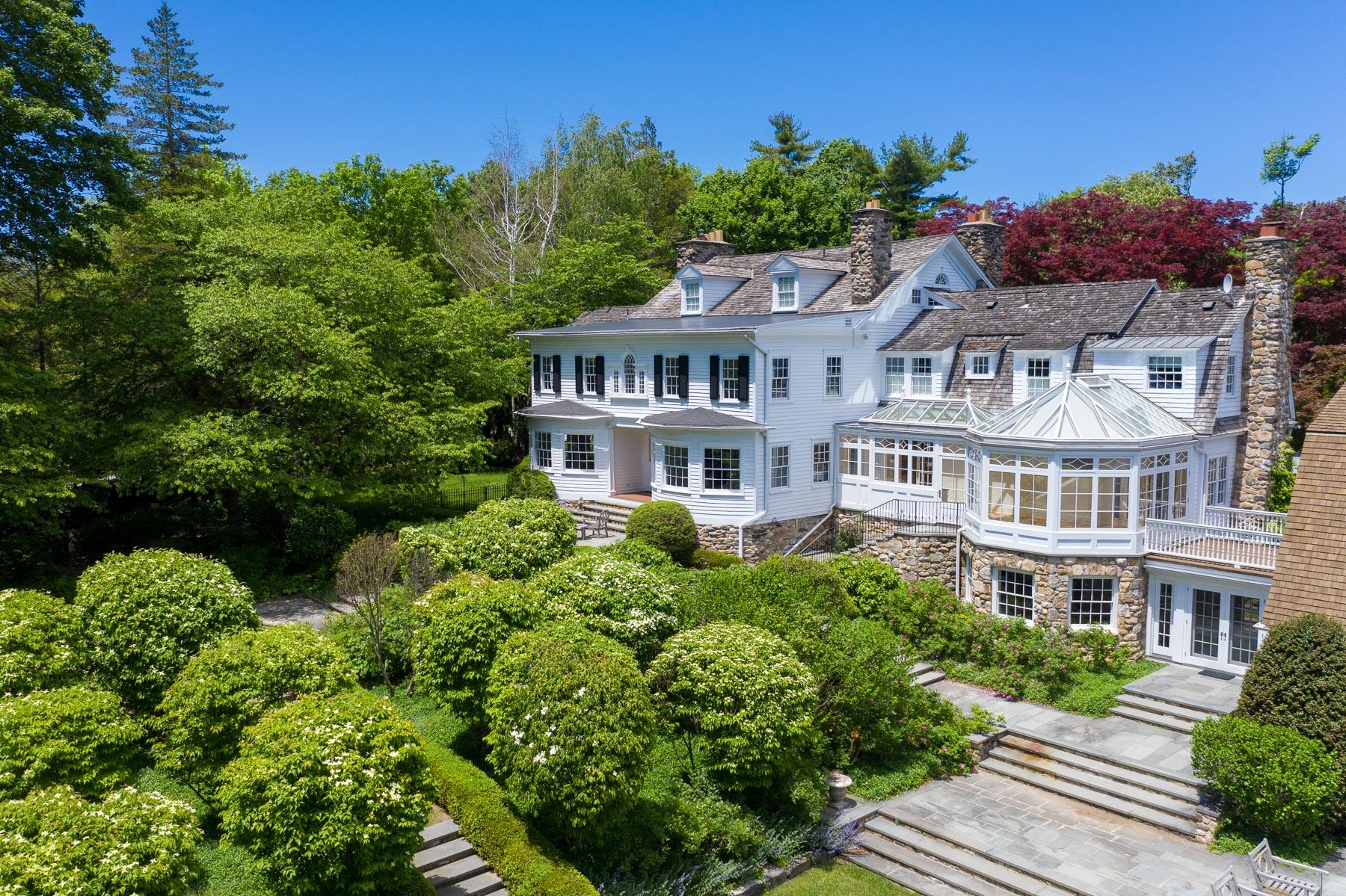 2007 A/b Purchase Street Harrison, NY 10577 - Photo 9 of 50 a front view of a house with a yard