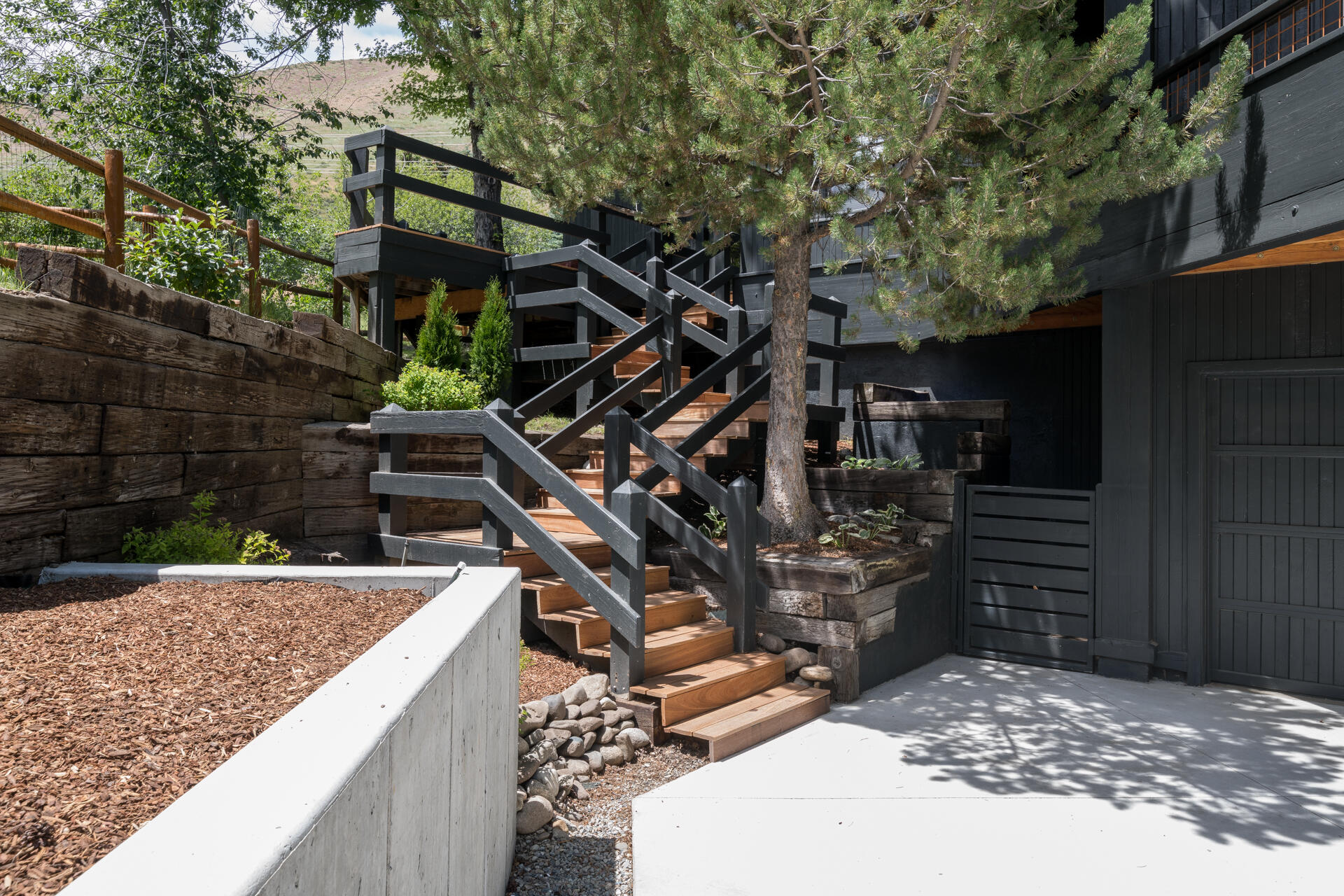 208 Georginia Road, Unit A Ketchum, ID 83340 - Photo 3 of 58 stairs to the deck