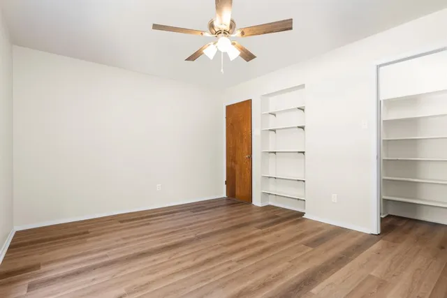 wooden floor in an empty room