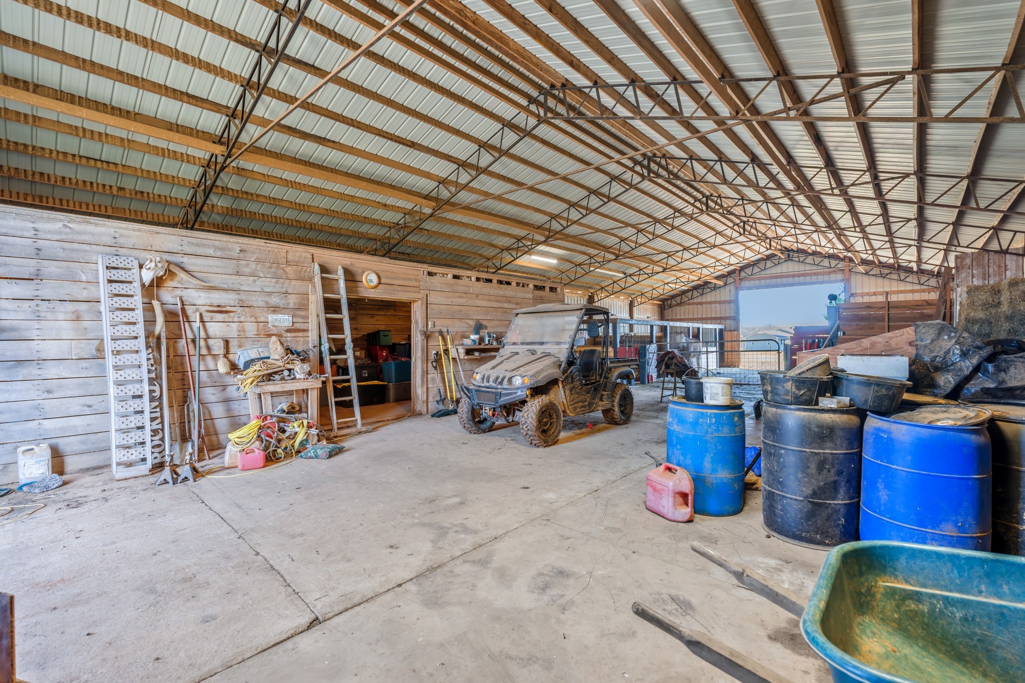 158 Big Springs Road Lawrenceburg, TN 38464 - Photo 11 of 54 a view of a garage with a table and chairs