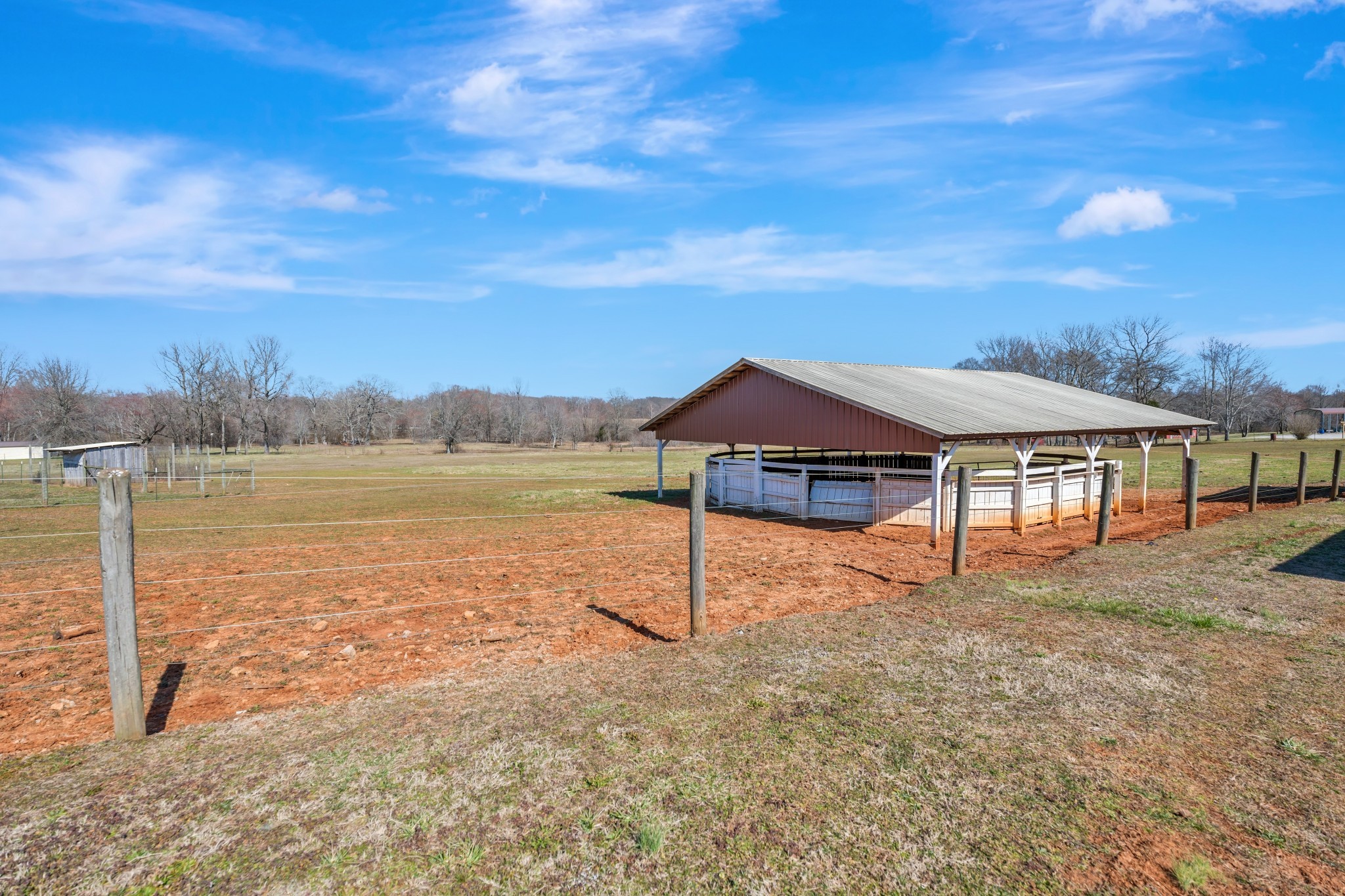 158 Big Springs Road Lawrenceburg, TN 38464 - Photo 12 of 54 a backyard of a house with wooden fence