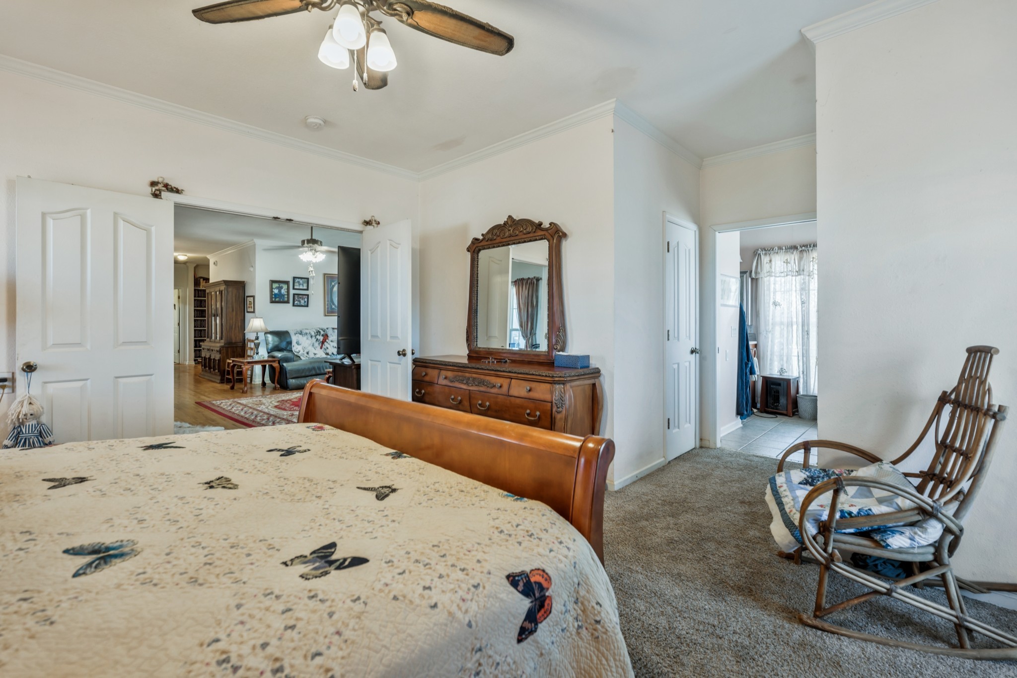 158 Big Springs Road Lawrenceburg, TN 38464 - Photo 37 of 54 a bedroom with a bed a chair and piano