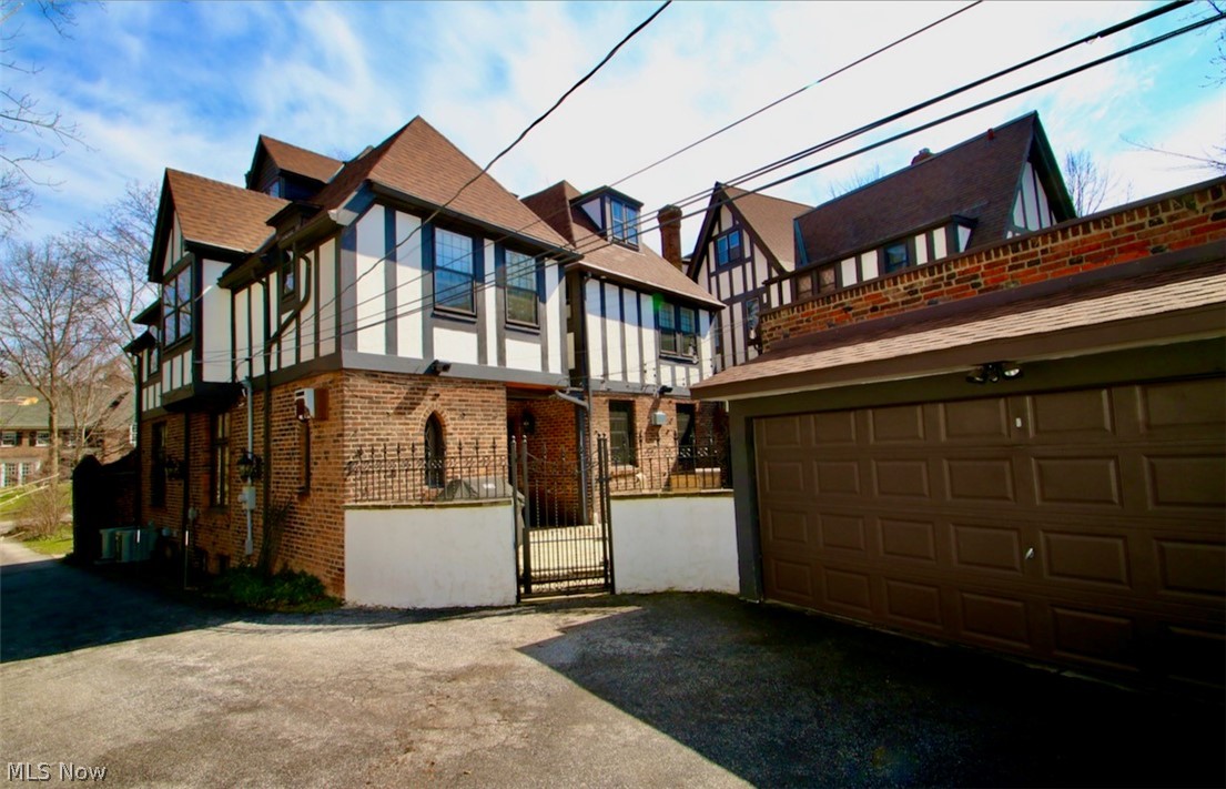 2080 Kent Road Cleveland, OH 44106 - Photo 29 of 31 Two car garage with view of courtyard