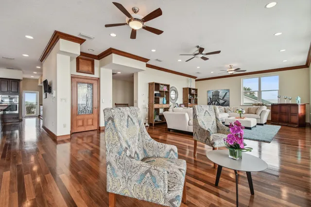 a large kitchen with kitchen island a large island in the center