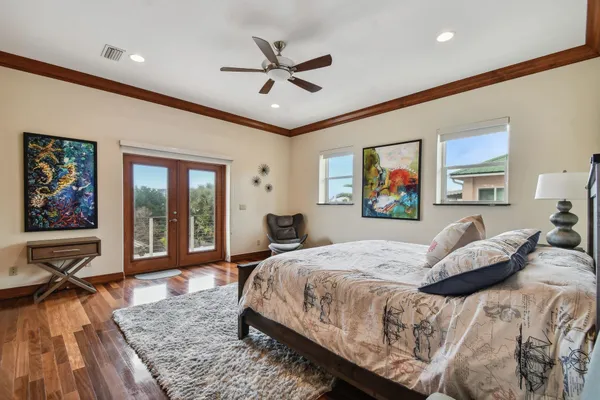 a view of front door with furniture