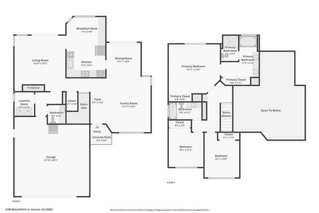 $849,900 | 2380 Bloomfield Lane, Corona, CA 92882