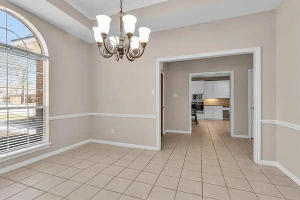 a view of livingroom with kitchen