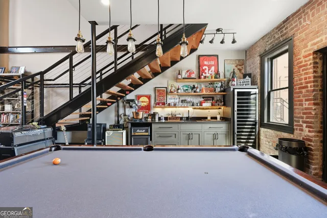 a room with lots of bottles of alcohol