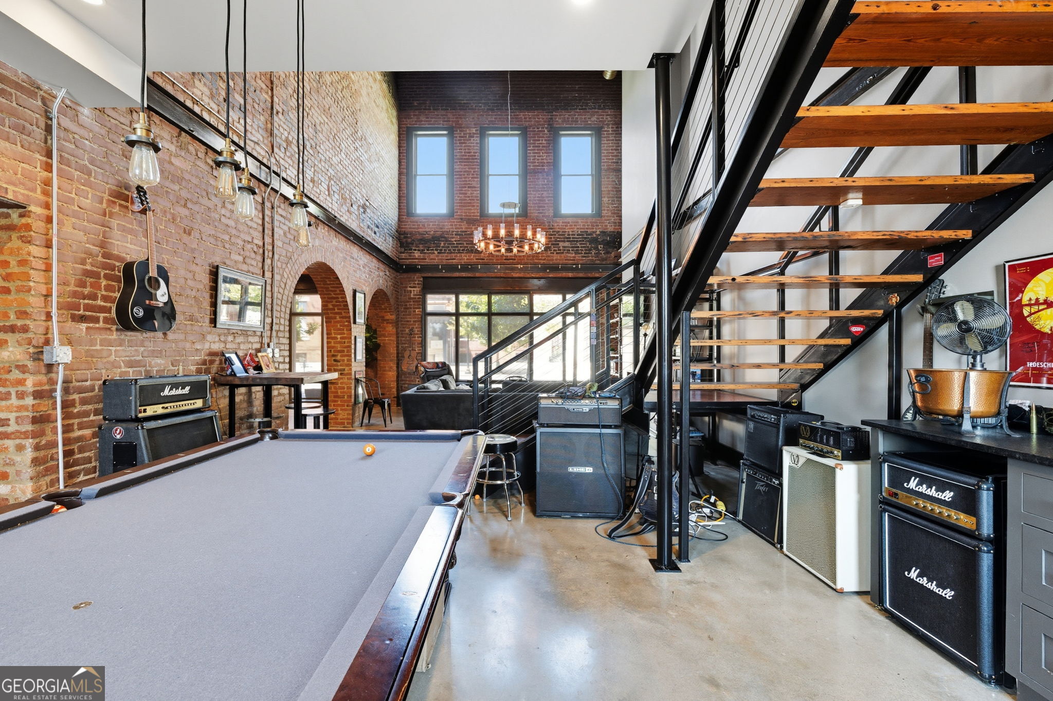 534 2nd Street Macon, GA 31201 - Photo 2 of 25 a view of hall way with furniture and staircase