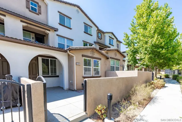 a view of a building with a outdoor space