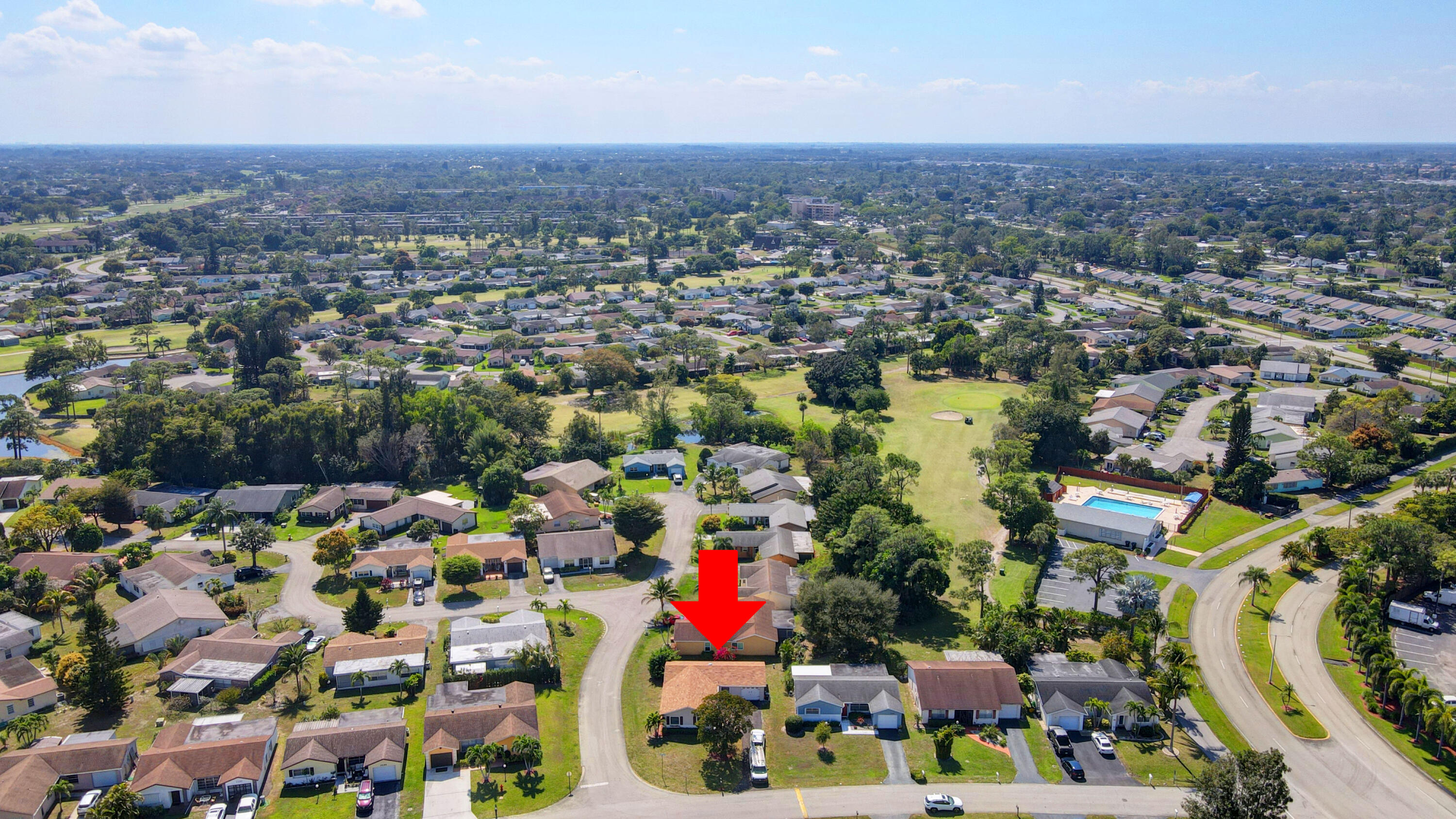 7258 Pine Manor Drive Lake Worth, FL 33467 - Photo 34 of 39 an aerial view of multiple house