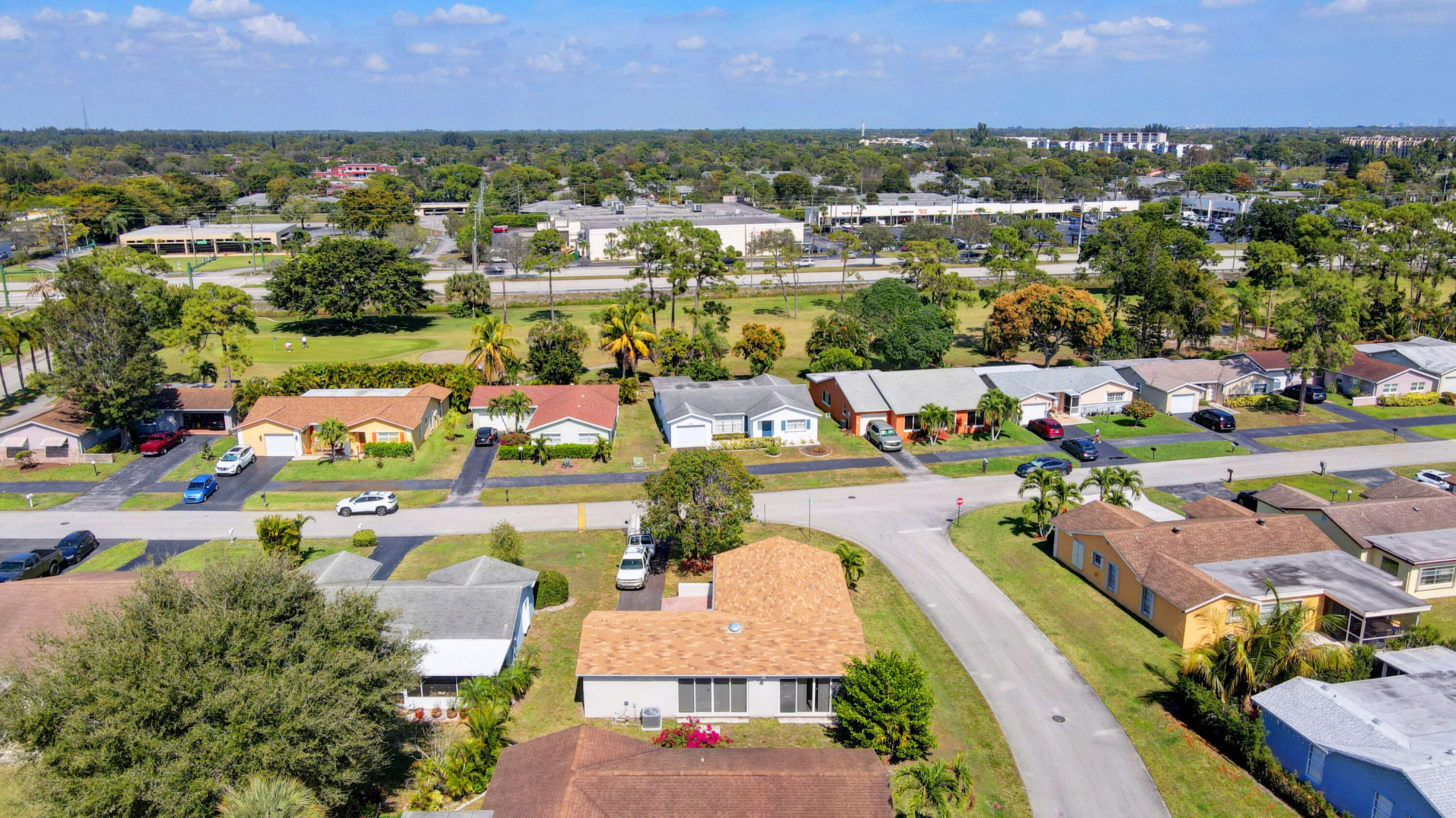 7258 Pine Manor Drive Lake Worth, FL 33467 - Photo 38 of 39 an aerial view of residential houses with outdoor space