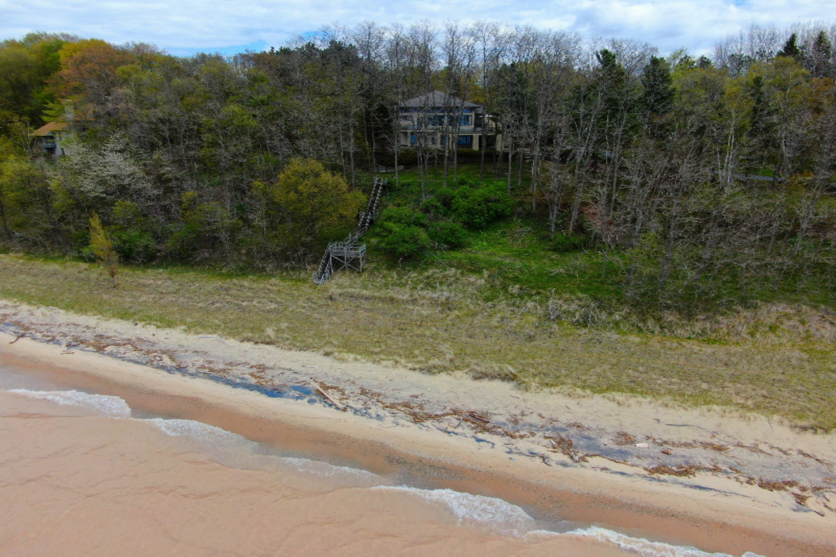 2266 Red Apple Road Manistee, MI 49660 - Photo 41 of 46 Aerial of Lake View