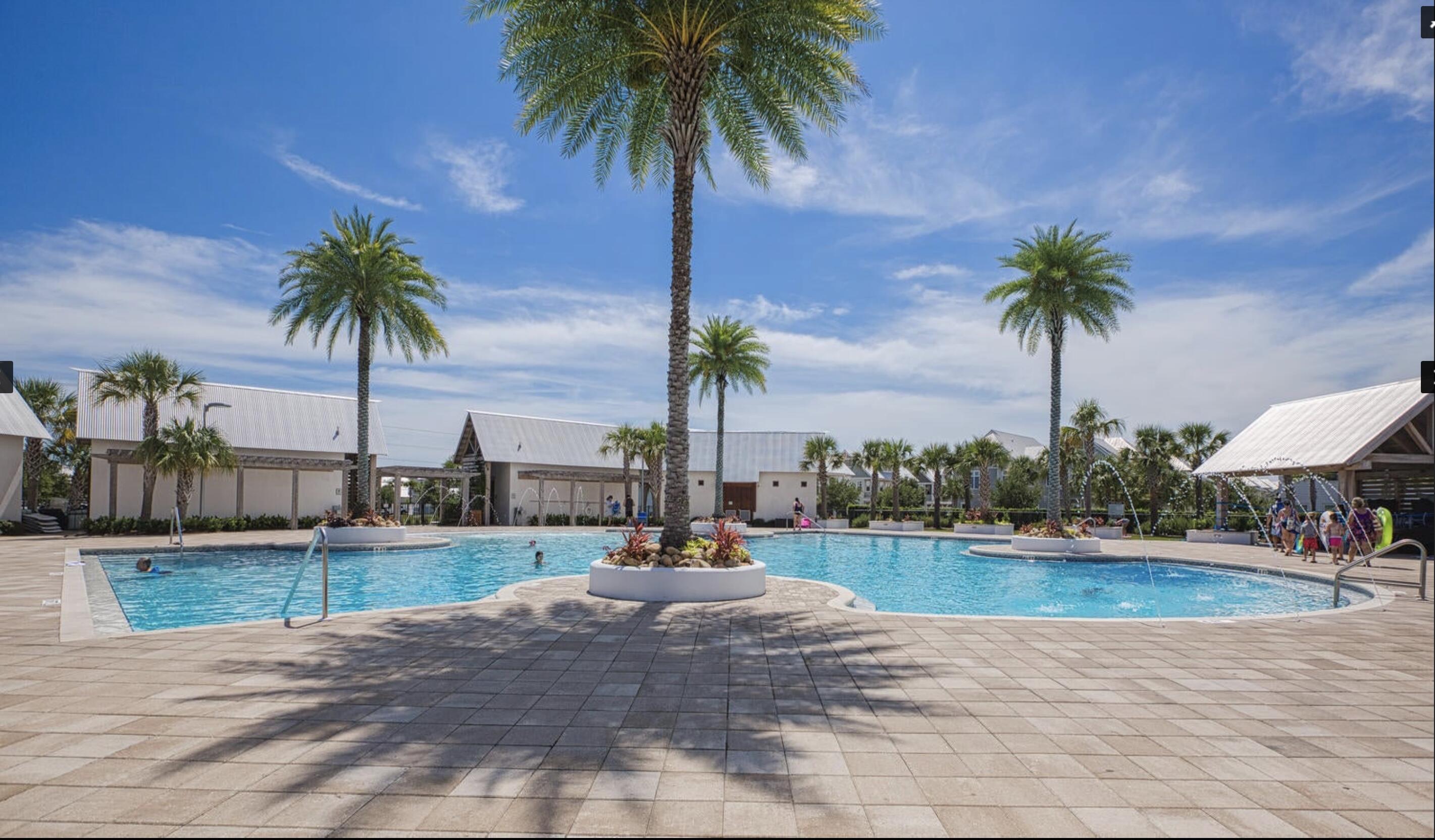 209 Milestone Dr Inlet Beach, Unit B Inlet Beach, FL 32461 - Photo 39 of 39 a view of a garden with a palm tree