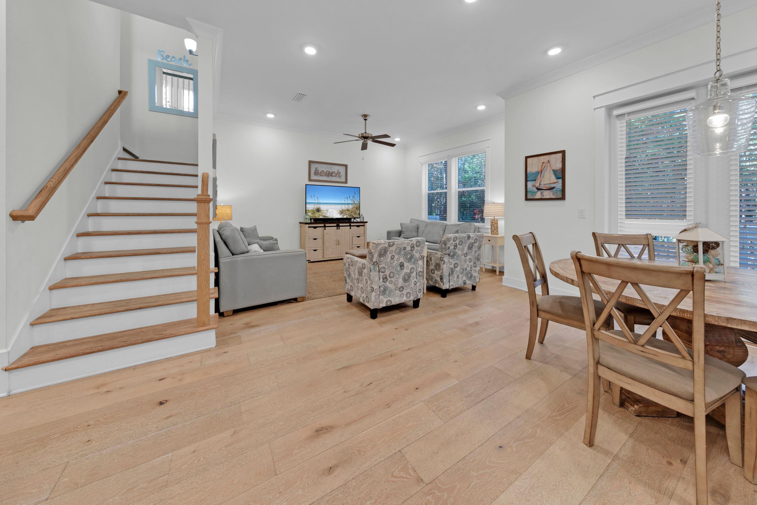 209 Milestone Dr Inlet Beach, Unit B Inlet Beach, FL 32461 - Photo 9 of 39 a view of a dining room with furniture and window