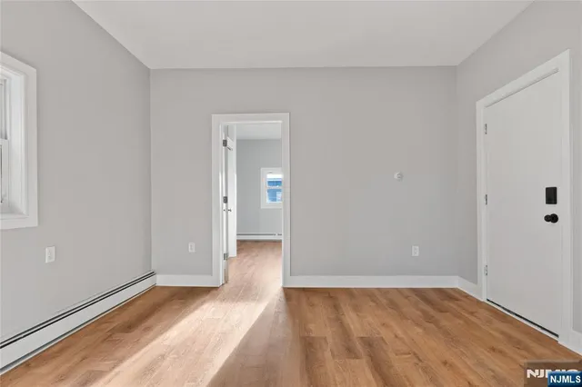 wooden floor in an empty room