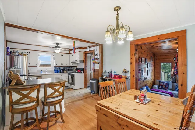 a view of a chairs and tables in the patio
