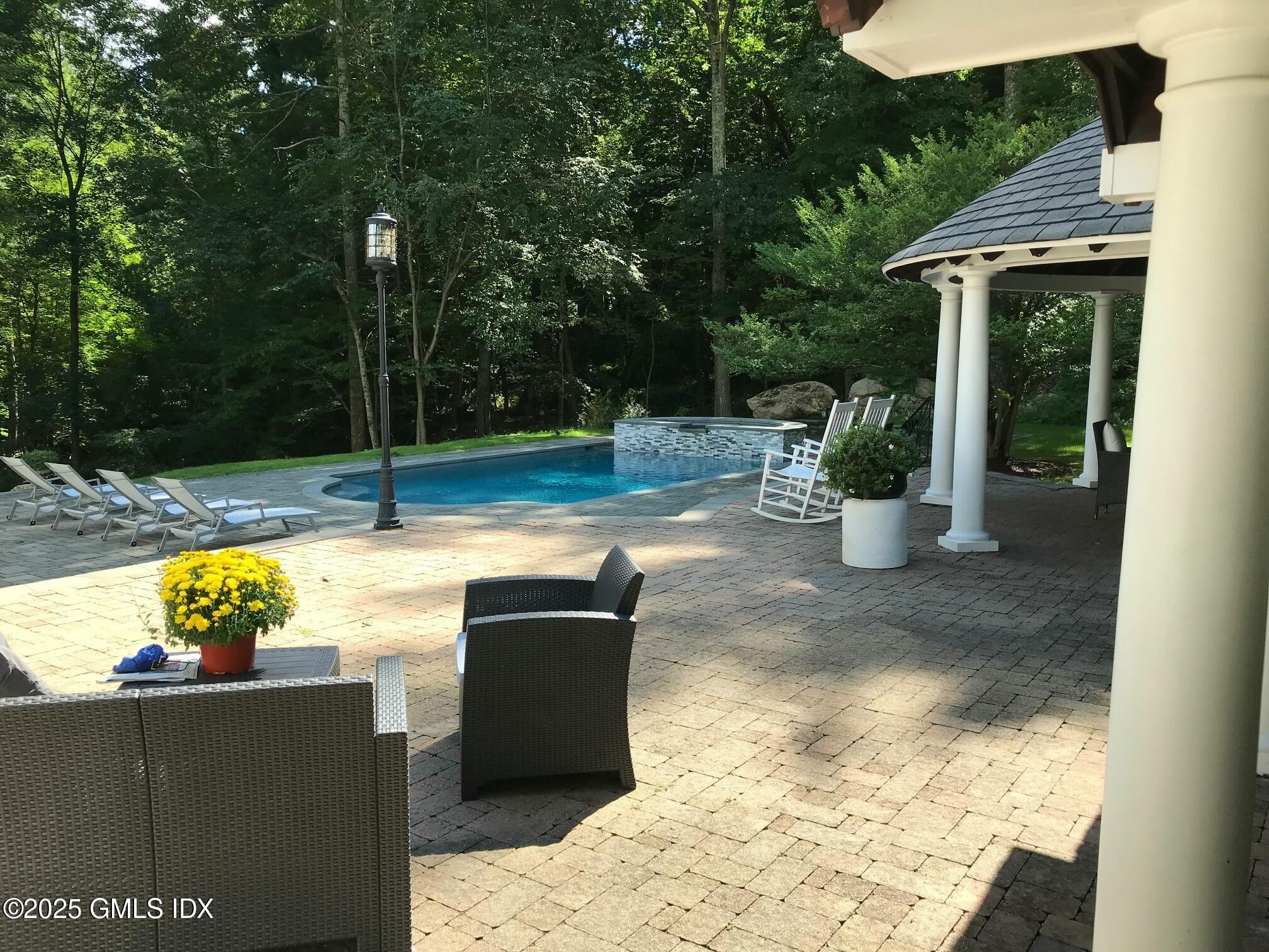 44 North Porchuck Road Greenwich, CT 06831 - Photo 45 of 61 Poolhouse View