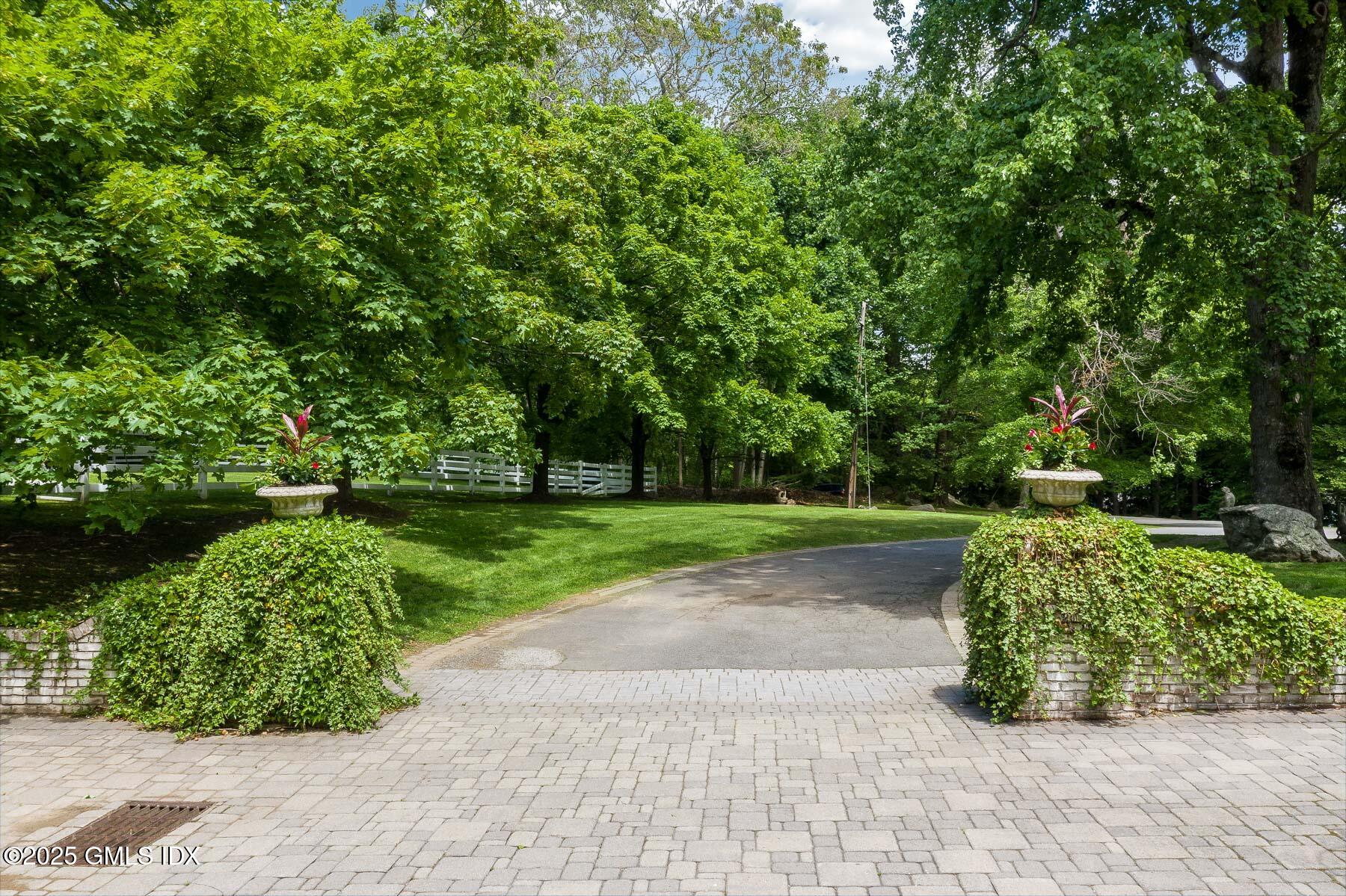 44 North Porchuck Road Greenwich, CT 06831 - Photo 56 of 61 Courtyard Garage Entrance