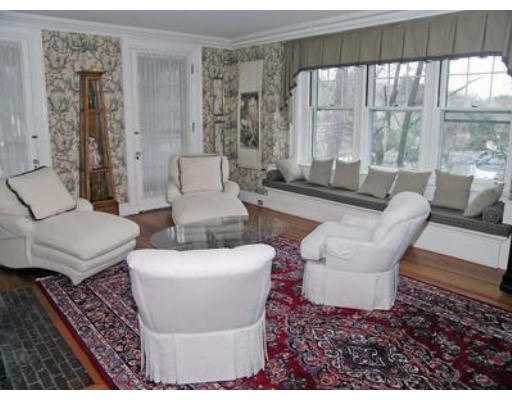 46 Welch Road Brookline, MA 02445 - Photo 5 of 15 a living room with furniture and a large window