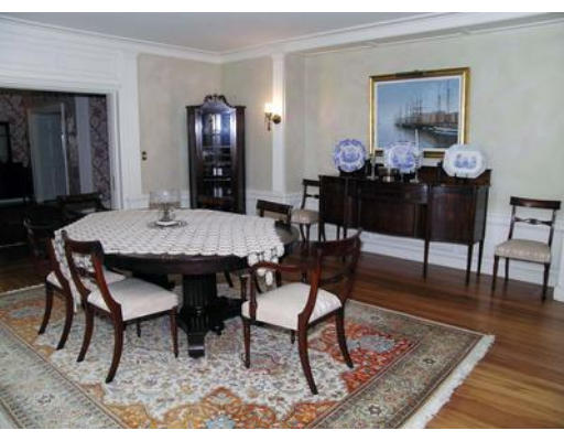 46 Welch Road Brookline, MA 02445 - Photo 8 of 15 a view of a dining room with furniture