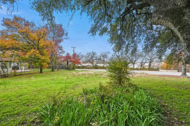 a view of yard with tree