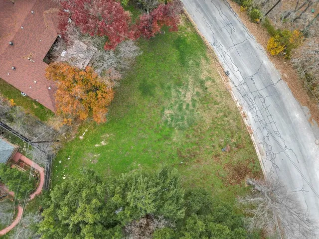 a backyard of a building