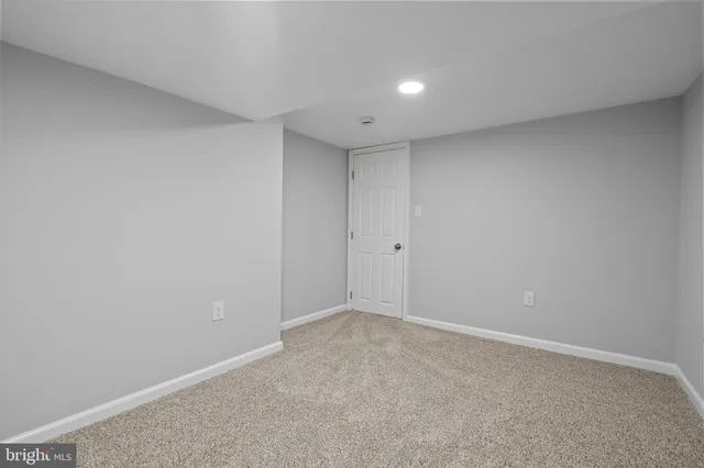 a view of an empty room