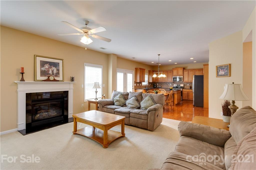 2007 Potomac Road Indian Trail, NC 28079 - Photo 5 of 29 a living room with furniture and a fireplace