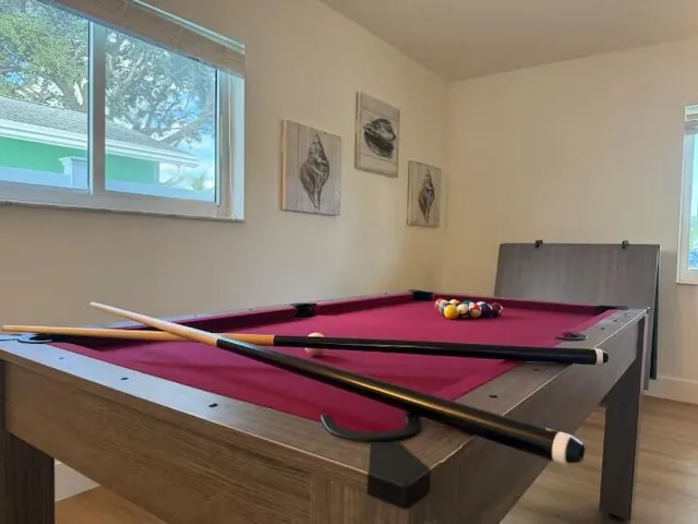 a room with furniture and window