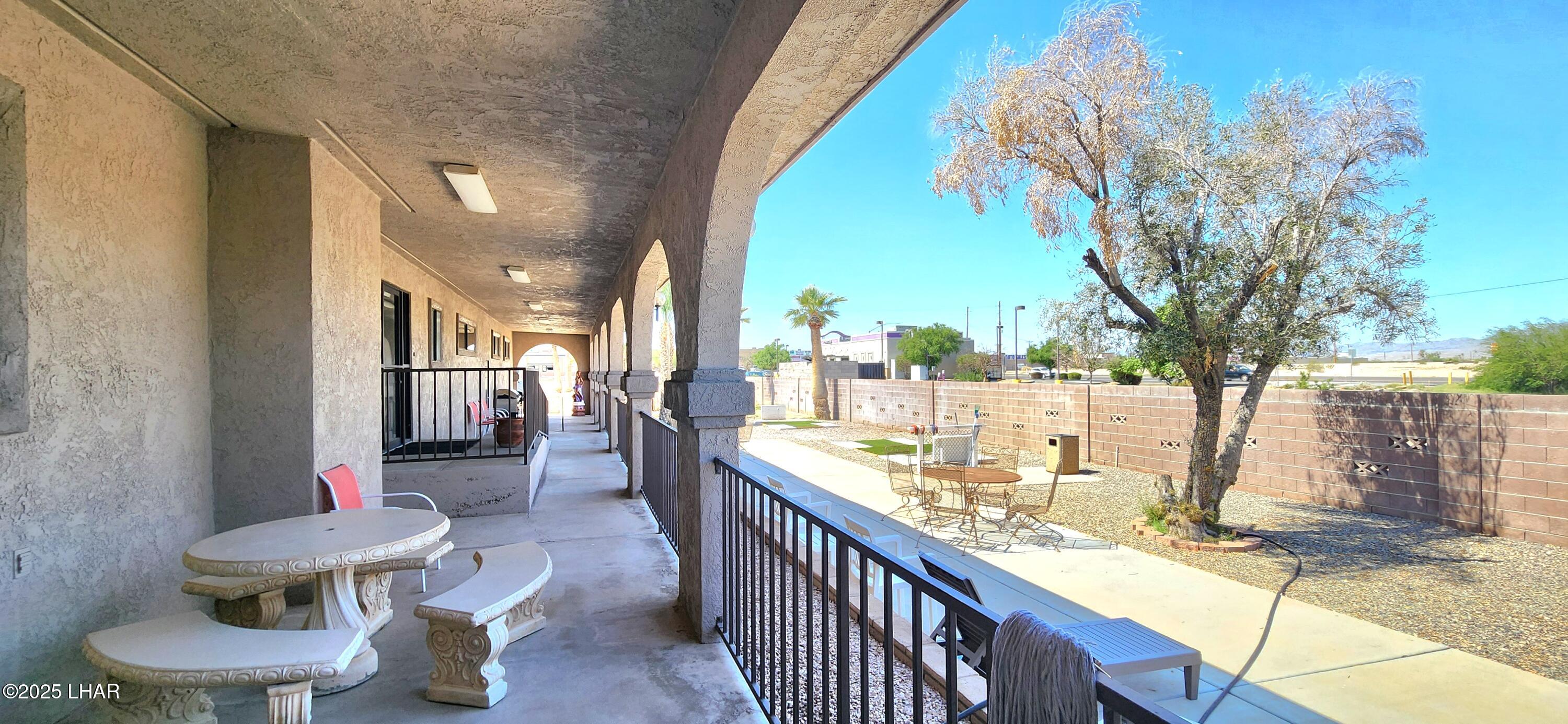 1545 East El Rodeo Road, Unit LOT 18 Fort Mohave, AZ 86426 - Photo 69 of 78 Community center back patio area
