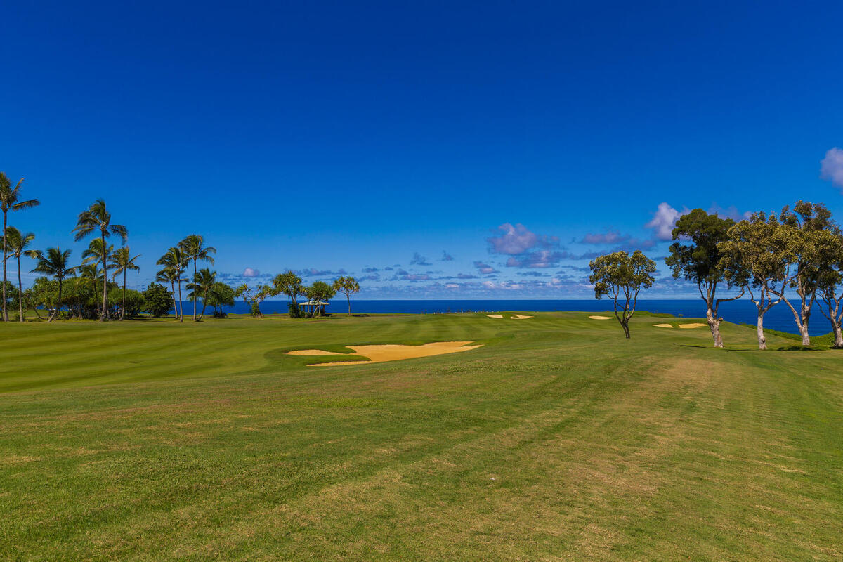 3868 Punahele Road Princeville, HI 96722 - Photo 7 of 24 a view of an ocean house swimming pool and outdoor space