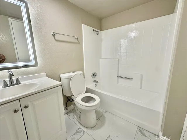 a view of a large building with a window