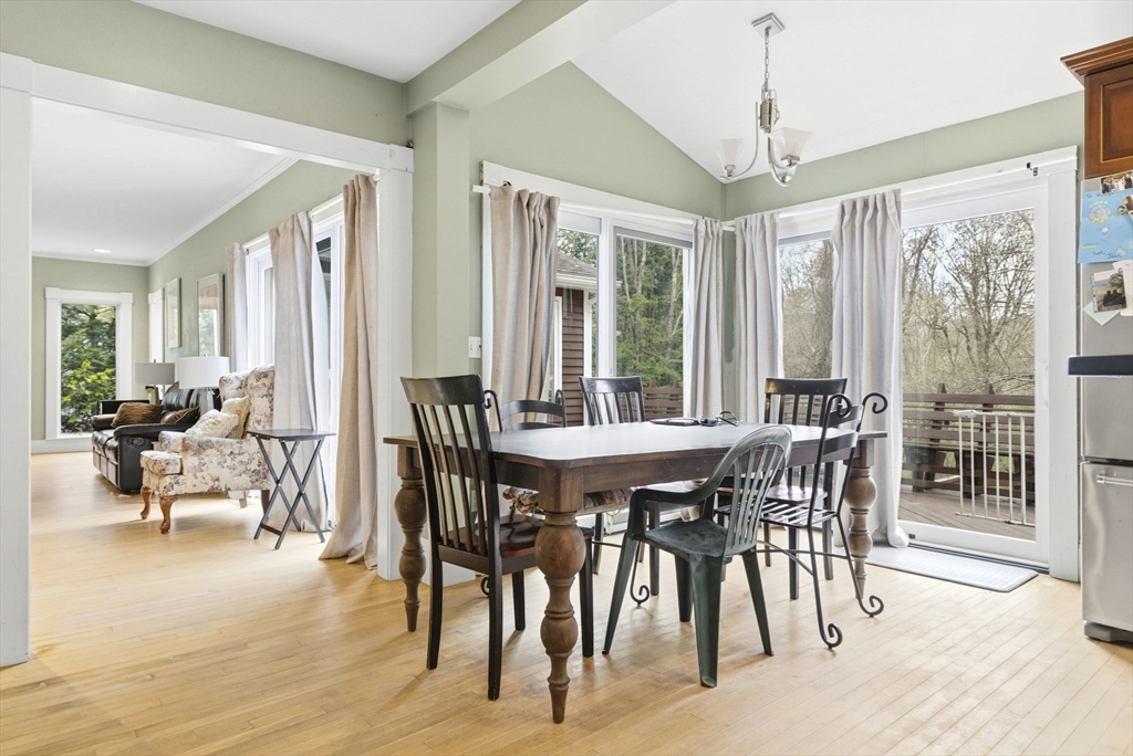 17 Wellesley Street Weston, MA 02493 - Photo 6 of 30 a view of a dining room with furniture window and outside view