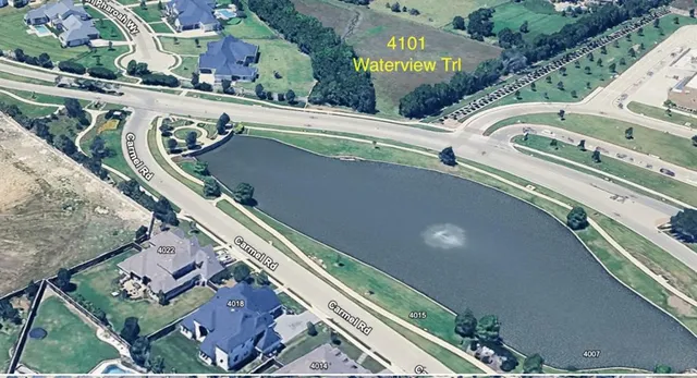 an aerial view of a balcony