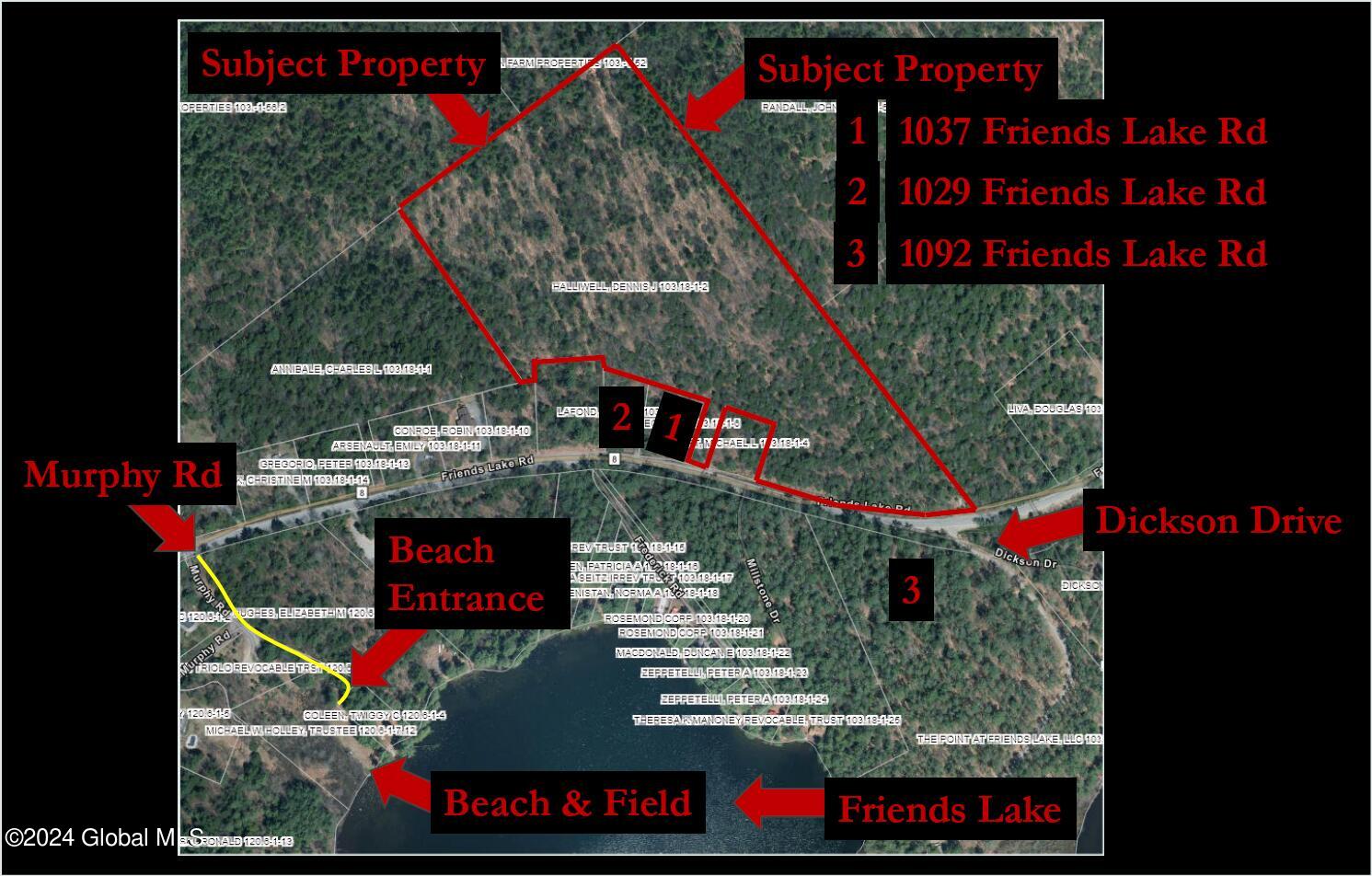 L2 Friends Lake Road Chestertown, NY 12817 - Photo 20 of 20 Property Map