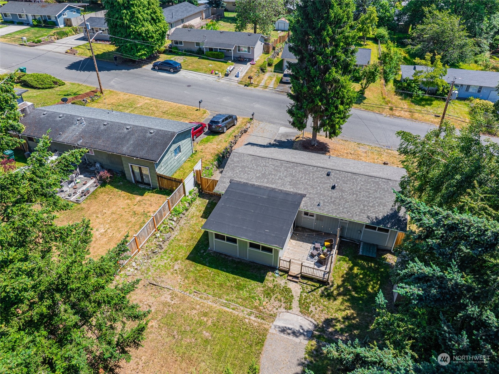 2426 Southwest 328th Street Federal Way, WA 98023 - Photo 37 of 39 an aerial view of a house with a swimming pool