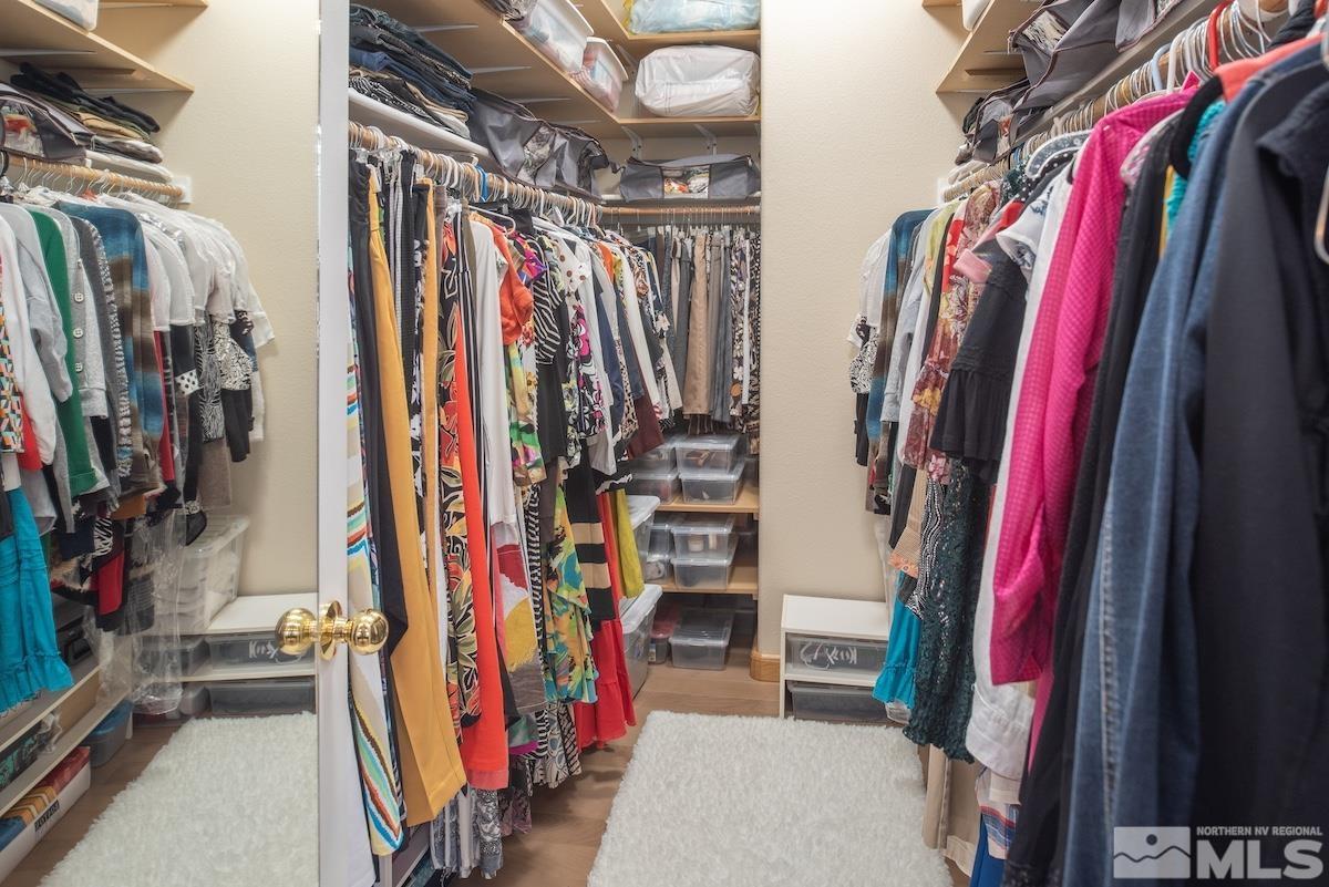 10417 Chadwell Drive Reno, NV 89521 - Photo 17 of 40 a view of walk in closet with clothes