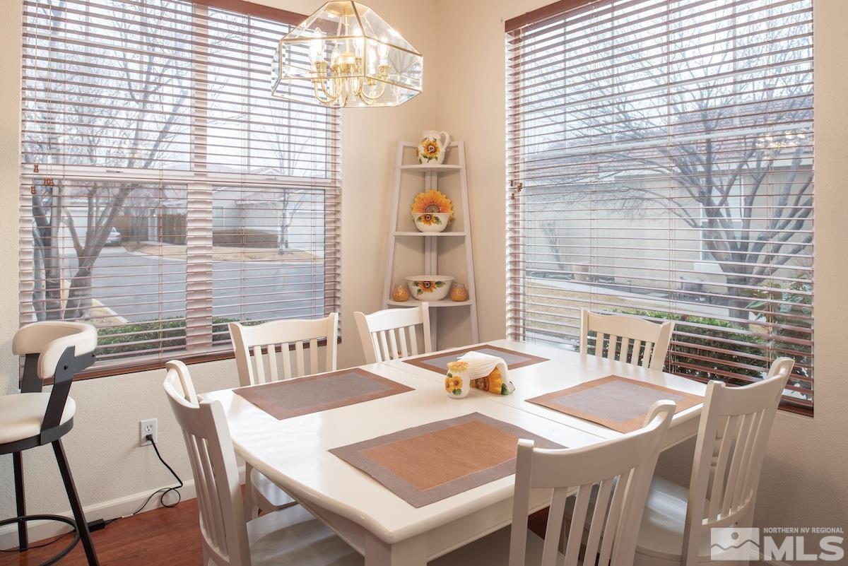 10417 Chadwell Drive Reno, NV 89521 - Photo 10 of 40 a view of a dining room with furniture and window