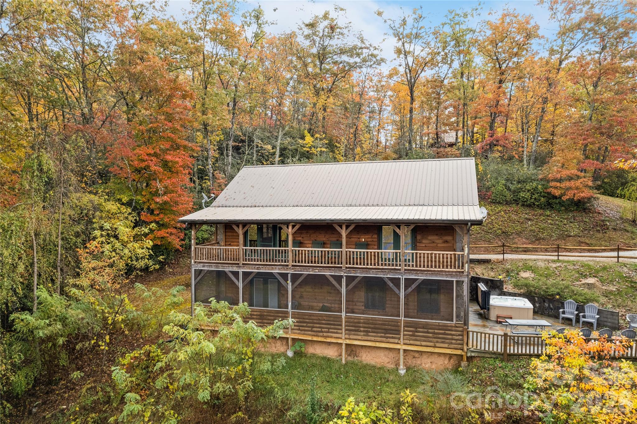 235 Soaring Eagle Road Bryson City, NC 28713 - Photo 5 of 43 front view of a house with a yard