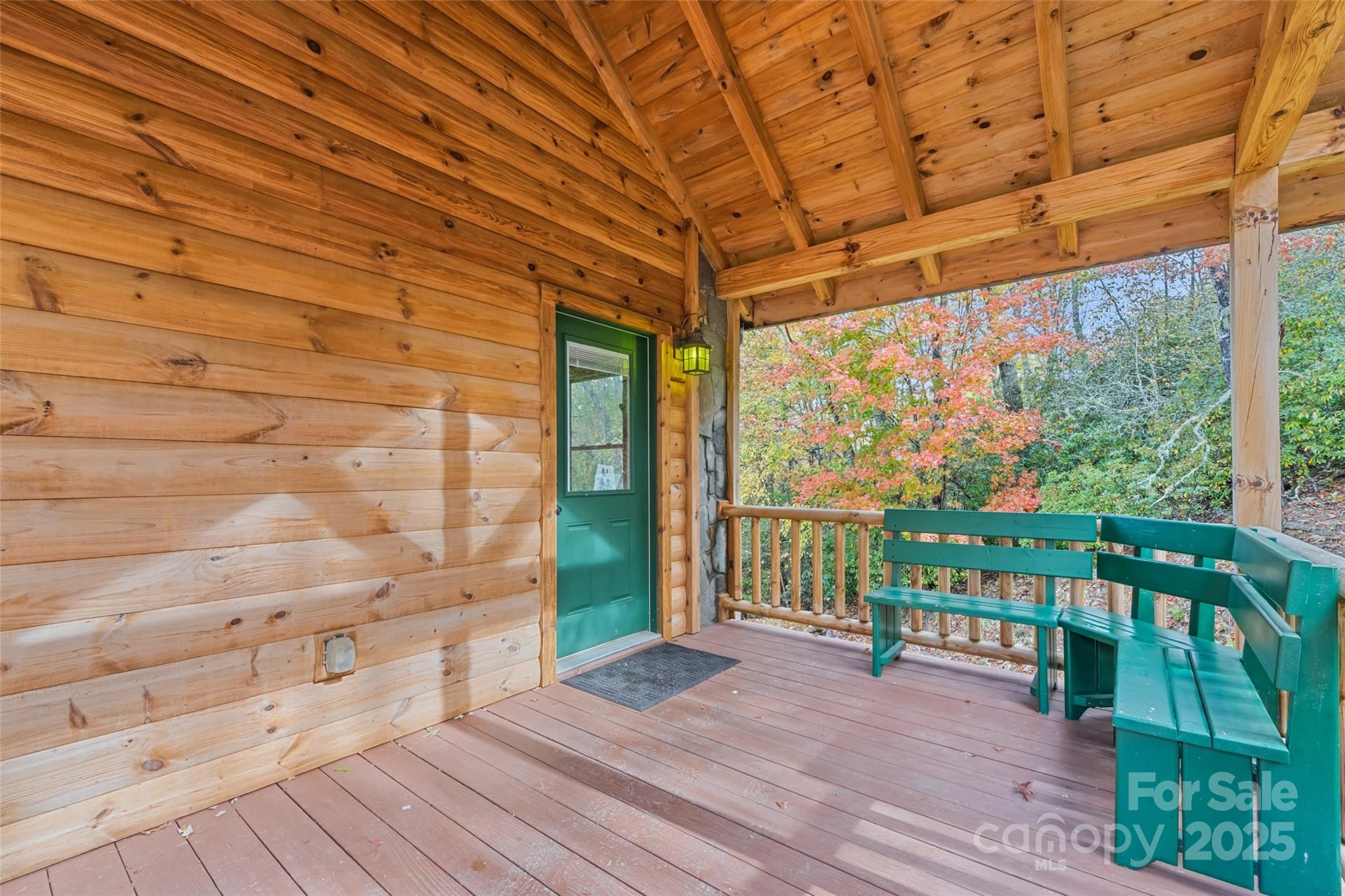 235 Soaring Eagle Road Bryson City, NC 28713 - Photo 8 of 43 a view of a porch with wooden floor and outdoor space