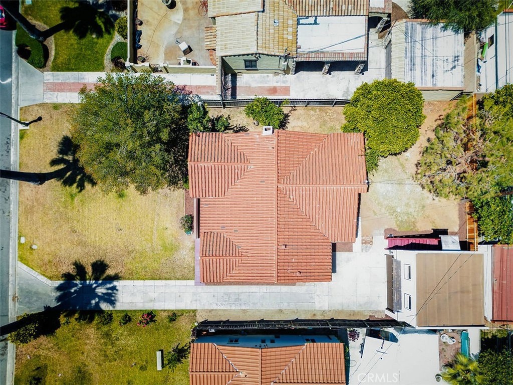 3569 Bandini Avenue Riverside, CA 92506 - Photo 45 of 51 an aerial view of residential house with pool and yard