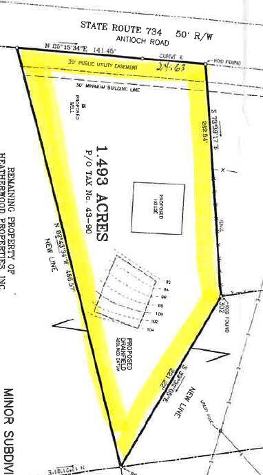 1472 Antioch Road Boones Mill, VA 24065 - Photo 3 of 3 Survey for photos