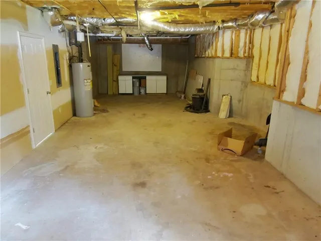 a view of storage and utility room