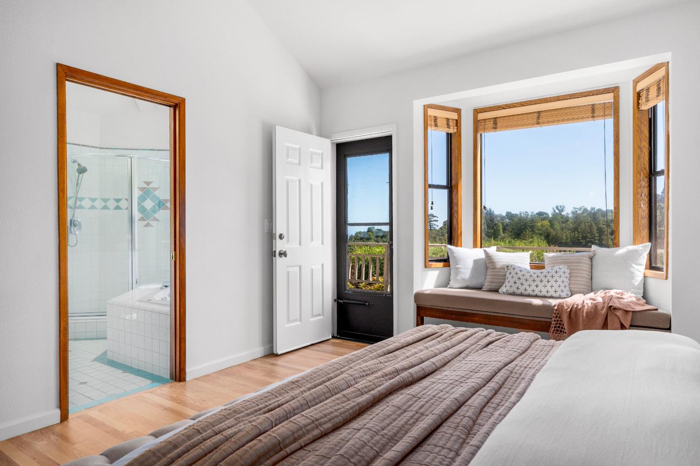 220 Hidden Valley Ridge Soquel, CA 95073 - Photo 21 of 66 a bedroom with furniture and a window