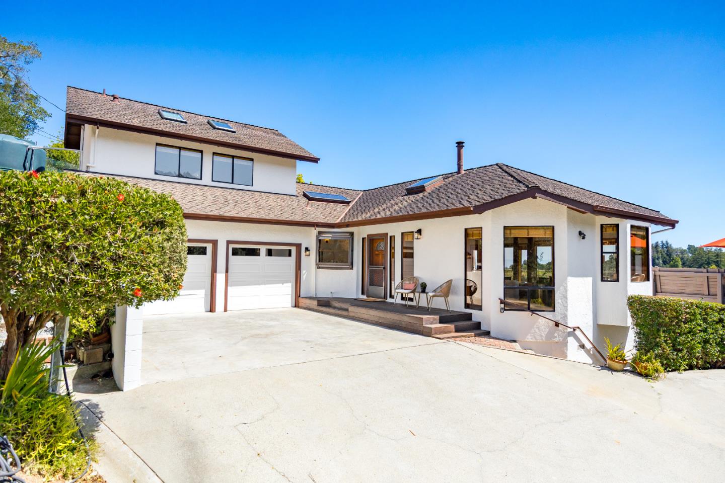 220 Hidden Valley Ridge Soquel, CA 95073 - Photo 56 of 66 a front view of a house with a yard
