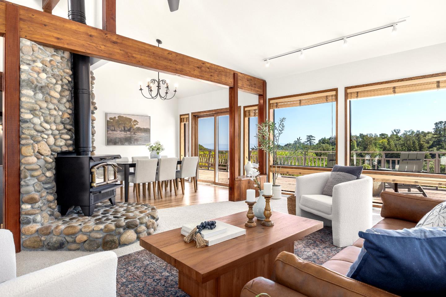 220 Hidden Valley Ridge Soquel, CA 95073 - Photo 6 of 66 a living room with furniture and a large window