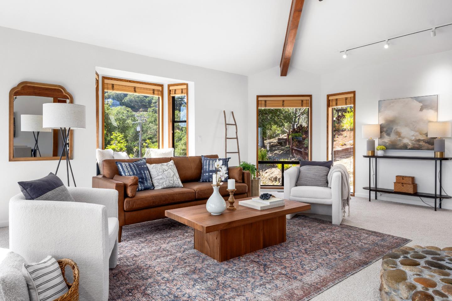 220 Hidden Valley Ridge Soquel, CA 95073 - Photo 8 of 66 a living room with furniture and a large window