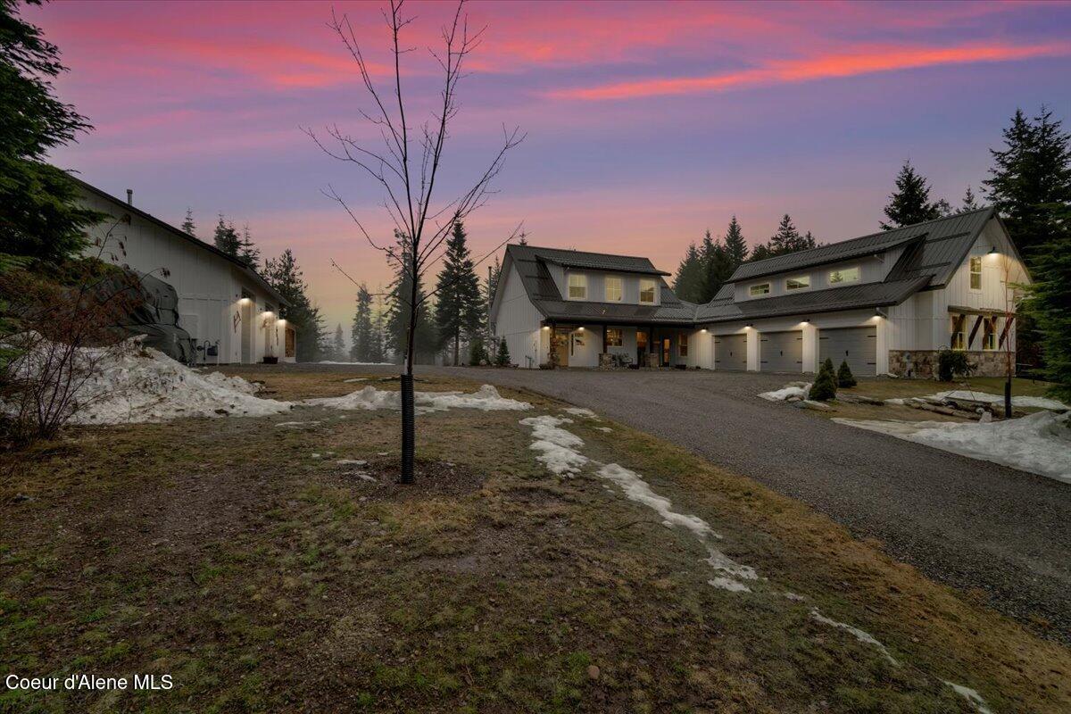 L1 Gathering Place North Rathdrum, ID 83858 - Photo 32 of 33 01-1-1Front of home twilight - Copy